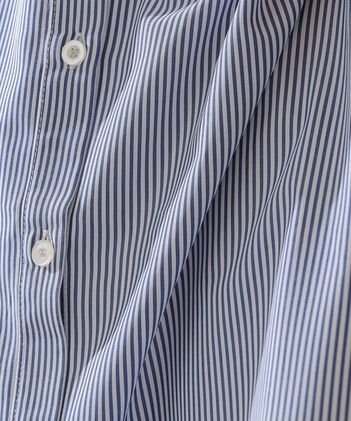 DISCOAT(ディスコート)の「【WEB限定】スタンドフリルワンピース(シャツワンピース・レディース・ホワイト/スカイブルー/ブラック/サックスブルー/イエロー・FREE)」の15枚目の写真