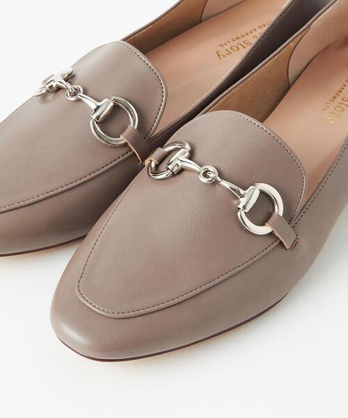 closet story（クローゼットストーリー）の「＜closet story＞ スクエアトゥ ビットローファー シューズ（ローファー・レディース・モカ/ブラック・23cm/24.5cm/24cm/23.5cm）」の3枚目の写真