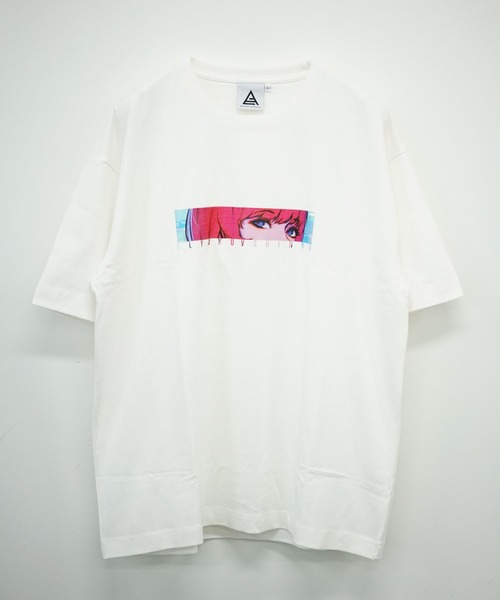 9090（ナインティナインティ）の「【WEB限定】LHP/エルエイチピー/ アニメーションプリントTシャツ(目)（Tシャツ/カットソー・レディース・ホワイト/ブラック・MEDIUM/LARGE）」の8枚目の写真