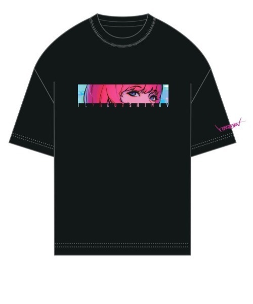9090（ナインティナインティ）の「【WEB限定】LHP/エルエイチピー/ アニメーションプリントTシャツ(目)（Tシャツ/カットソー・レディース・ホワイト/ブラック・MEDIUM/LARGE）」の22枚目の写真