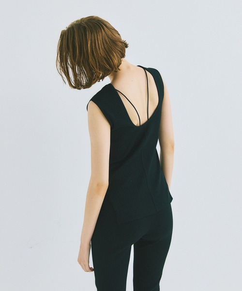 UNITED TOKYO（ユナイテッドトウキョウ）の「beautility　リバーテレコ タンクトップ（タンクトップ・レディース・ブラック/ブルー/グリーン・FREE）」の9枚目の写真