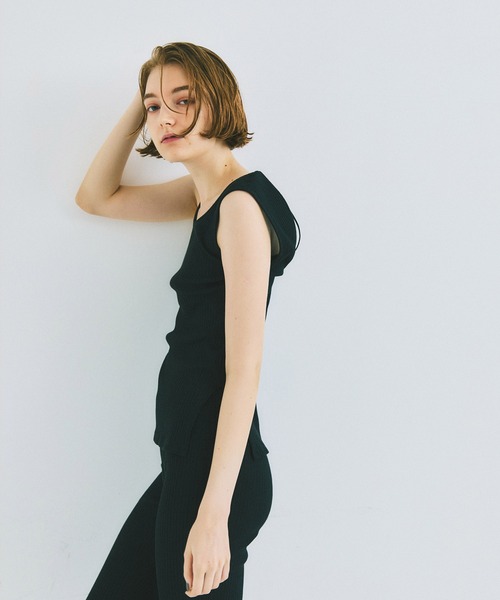 UNITED TOKYO（ユナイテッドトウキョウ）の「beautility　リバーテレコ タンクトップ（タンクトップ・レディース・ブラック/ブルー/グリーン・FREE）」の8枚目の写真