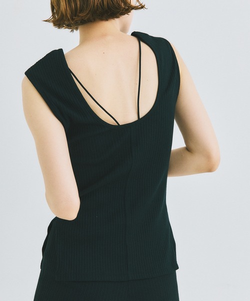 UNITED TOKYO（ユナイテッドトウキョウ）の「beautility　リバーテレコ タンクトップ（タンクトップ・レディース・ブラック/ブルー/グリーン・FREE）」の11枚目の写真