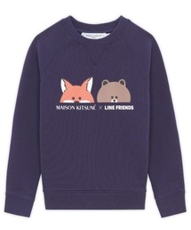 Maison Kitsune（メゾンキツネ）の「LINE x KITSUNE FACE PRINT SWEATSHIRT（スウェット・キッズ）」