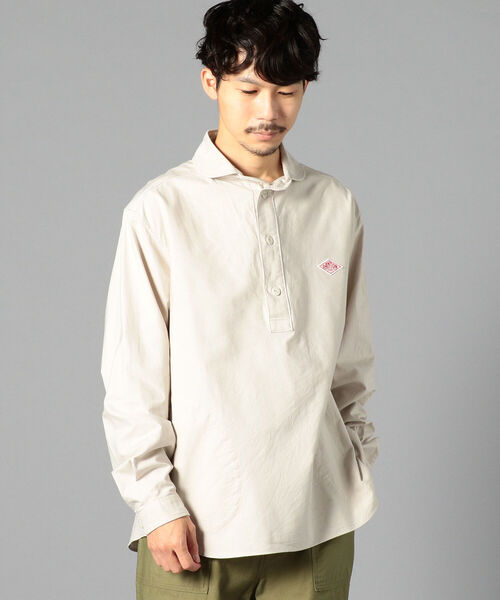DANTON(ダントン)の「【DANTON/ダントン】丸えりオックスシャツ#JD-3564(シャツ/ブラウス・メンズ・ホワイト/キナリ・44/40/38/42)」の2枚目の写真