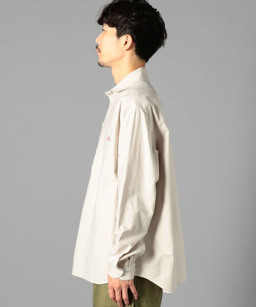 DANTON(ダントン)の「【DANTON/ダントン】丸えりオックスシャツ#JD-3564(シャツ/ブラウス・メンズ・ホワイト/キナリ・44/40/38/42)」の3枚目の写真