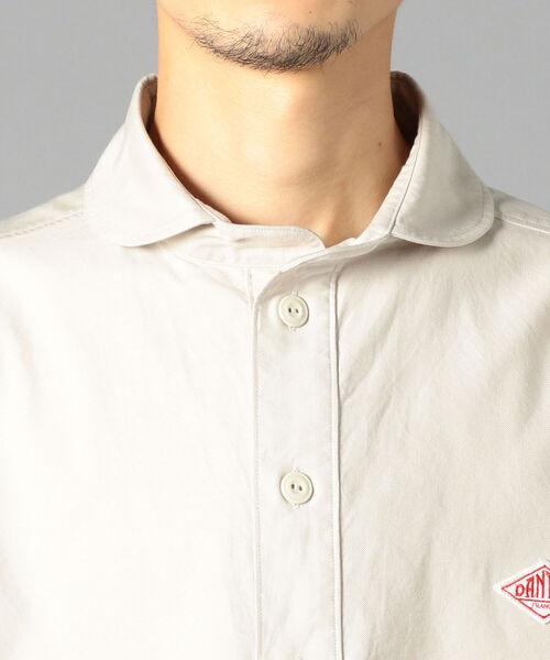 DANTON(ダントン)の「【DANTON/ダントン】丸えりオックスシャツ#JD-3564(シャツ/ブラウス・メンズ・ホワイト/キナリ・44/40/38/42)」の5枚目の写真