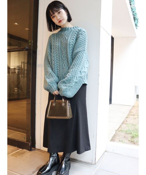 MURUA（ムルーア）の「トラペーズミニBAG（ハンドバッグ・レディース・ブラック/ブラウン/その他1・FREE）」の5枚目の写真