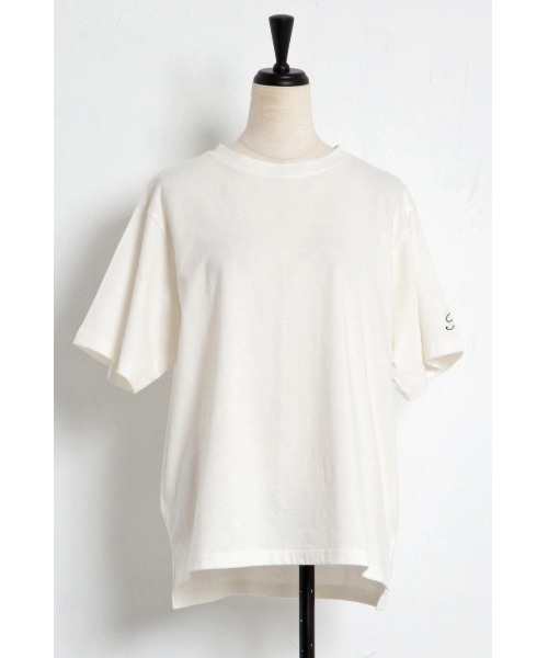 Bonjour Sagan(ボンジュールサガン)の「【2021新作 Pre Autumn】オリジナル袖刺繍T(Tシャツ/カットソー・レディース・ホワイト/グレー・FREE)」の18枚目の写真
