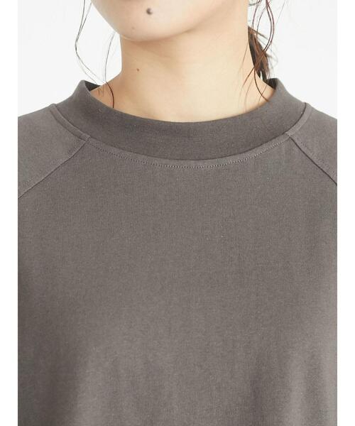 Green　Parks（グリーンパークス）の「ハイネックラグランTEE＊（Tシャツ/カットソー・レディース・オフホワイト/ブラック/オレンジ/ブラウン・FREE）」の14枚目の写真