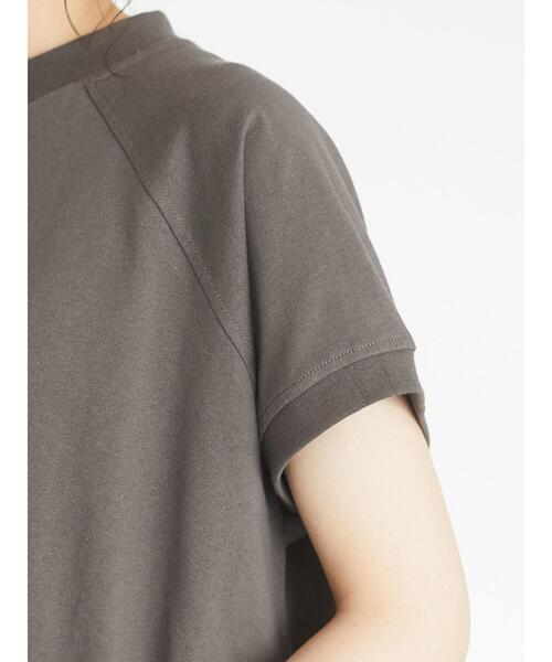 Green　Parks（グリーンパークス）の「ハイネックラグランTEE＊（Tシャツ/カットソー・レディース・オフホワイト/ブラック/オレンジ/ブラウン・FREE）」の15枚目の写真