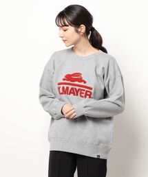 KRIFF MAYER Lady's Collection | 裏起毛ゆるスウェット(ロゴ)(スウェット)