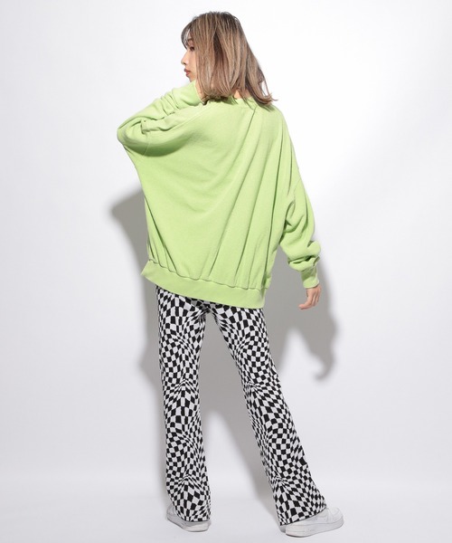 PBLIM（ページボーイリム）の「【PAGEBOYLIM】ブリーチワッフルプルオーバー（Tシャツ/カットソー・レディース・パープル/ブルー/グリーン・MEDIUM/LARGE）」の9枚目の写真