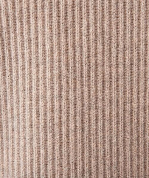 SOVEREIGN（ソブリン）の「＜SOVEREIGN（ソブリン）＞ アゼ クルーネック ニット（ニット/セーター・メンズ・ベージュ/ネイビー・40/38/42）」の6枚目の写真