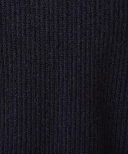 SOVEREIGN（ソブリン）の「＜SOVEREIGN（ソブリン）＞ アゼ クルーネック ニット（ニット/セーター・メンズ・ベージュ/ネイビー・40/38/42）」の3枚目の写真