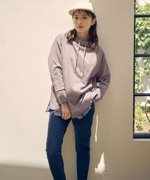 ikka(イッカ)の「イージーストレッチデニムスキニーパンツ(デニムパンツ・レディース・ブラック/ネイビー/ブルー・M/L)」の16枚目の写真