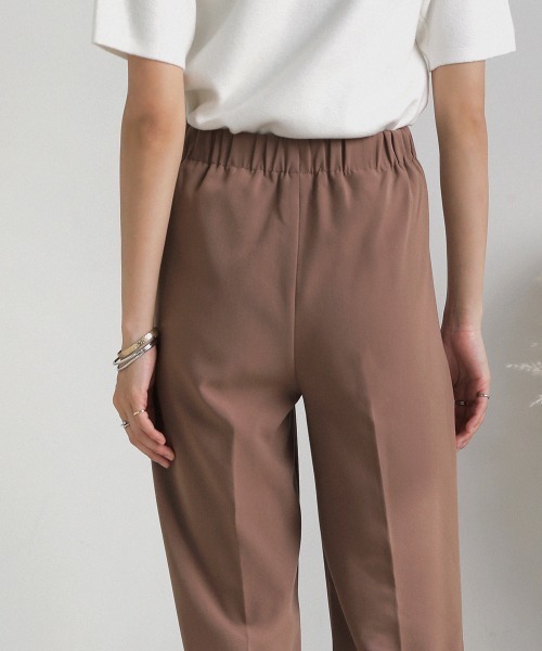 Bou Jeloud(ブージュルード)の「美ストレッチセミワイドパンツ(その他パンツ・レディース・ブラック/パープル/モカ・FREE)」の12枚目の写真