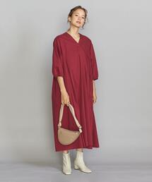 BEAUTY&YOUTH UNITED ARROWS | BY Vネックマキシ ワンピース -ウォッシャブル-(ワンピース)