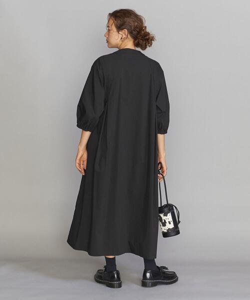 BEAUTY&YOUTH UNITED ARROWS（ビューティーアンドユースユナイテッドアローズ）の「BY Vネックマキシ ワンピース -ウォッシャブル-（ワンピース・レディース・ブラック/レッド・FREE）」の9枚目の写真