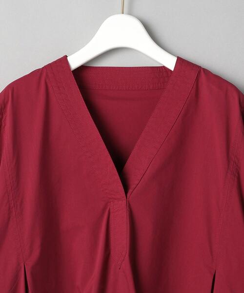 BEAUTY&YOUTH UNITED ARROWS（ビューティーアンドユースユナイテッドアローズ）の「BY Vネックマキシ ワンピース -ウォッシャブル-（ワンピース・レディース・ブラック/レッド・FREE）」の14枚目の写真