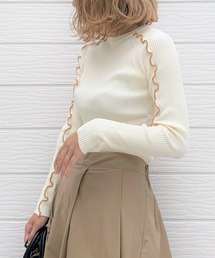 Q | メロウデザインニット(ニット/セーター)