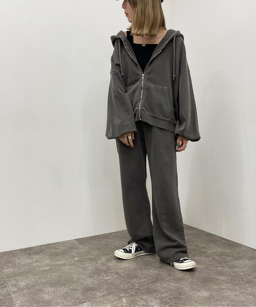 apres jour mignon(アプレジュールミニョン)の「ヴィンテージカラースウェットパンツ【SETUP可能】【ZOZOTOWN限定アイテム】(スウェットパンツ・レディース・ブラック/ブルー/ナチュラル・SMALL/MEDIUM/X-LARGE)」の18枚目の写真