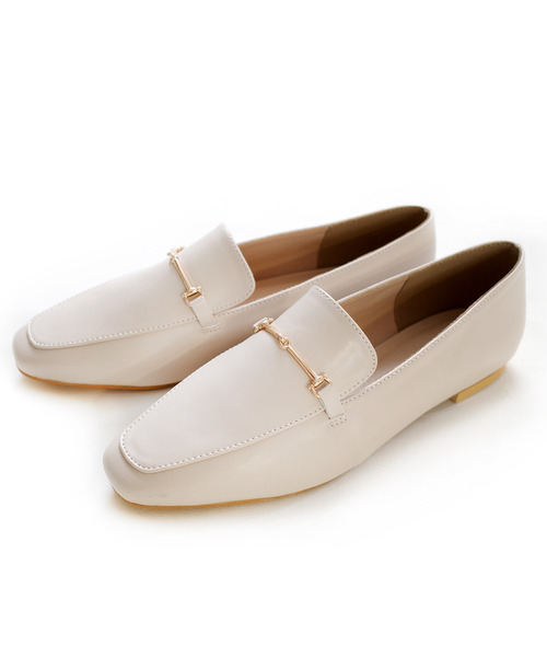 AmiAmi（アミアミ）の「スクエアトゥビットローファー（ローファー・レディース・ブラック/ダークブラウン/アイボリー/サンドベージュ/ブラック系その他/キャメル/ライトベージュ/グレイッシュベージュ/ブラック系その他2・LL/3L/S/M/L）」の15枚目の写真