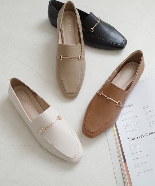 AmiAmi（アミアミ）の「スクエアトゥビットローファー（ローファー・レディース・ブラック/ダークブラウン/アイボリー/サンドベージュ/ブラック系その他/キャメル/ライトベージュ/グレイッシュベージュ/ブラック系その他2・LL/3L/S/M/L）」の20枚目の写真