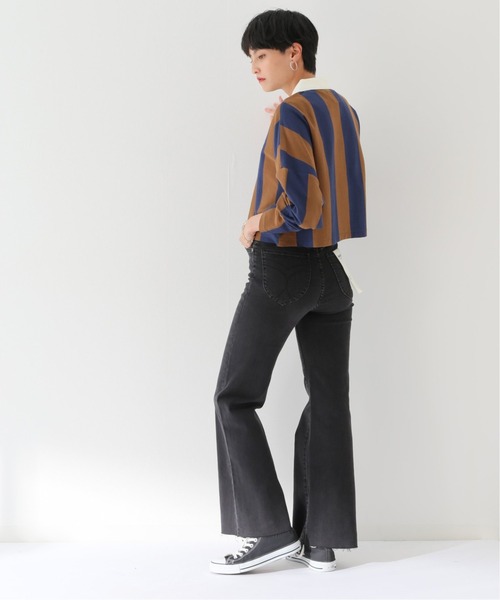 ROLLA'S（ローラス）の「【ROLLA’S/ローラス 】eastcoast クロップフレアパンツ（デニムパンツ・レディース・ブラック/ブルー系その他・SMALL/MEDIUM）」の12枚目の写真