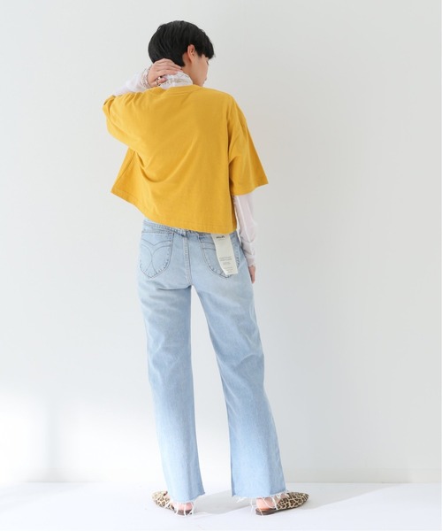 ROLLA'S（ローラス）の「【ROLLA’S/ローラス 】eastcoast クロップフレアパンツ（デニムパンツ・レディース・ブラック/ブルー系その他・SMALL/MEDIUM）」の15枚目の写真