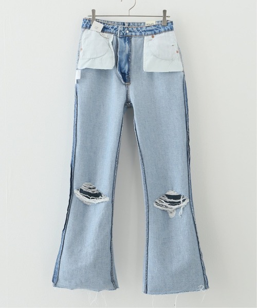 ROLLA'S（ローラス）の「【ROLLA’S/ローラス 】eastcoast クロップフレアパンツ（デニムパンツ・レディース・ブラック/ブルー系その他・SMALL/MEDIUM）」の14枚目の写真