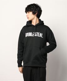 DOUBLE STEAL | Outline Flower Logo 裏起毛パーカー(パーカー)