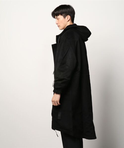 C DIEM（カルペディエム）の「C DIEM/カルペディエム/ウール・ナイロンREVERSIBLE MODS（ステンカラーコート・メンズ・キャメル/ブラック・SMALL/MEDIUM/LARGE）」の3枚目の写真