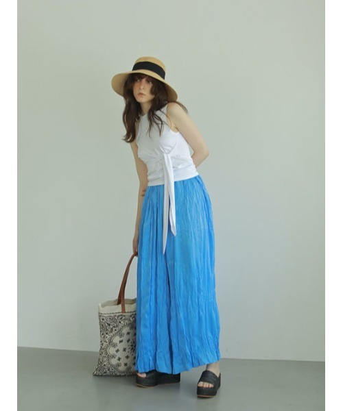 AMAIL(アマイル)の「Colorful wide pants(その他パンツ・レディース・イエロー/ブラック/ブルー・FREE)」の2枚目の写真
