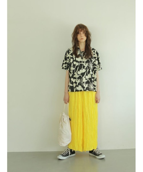 AMAIL(アマイル)の「Colorful wide pants(その他パンツ・レディース・イエロー/ブラック/ブルー・FREE)」の4枚目の写真