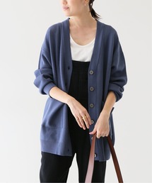 ウォッシャブルミラノリブカーディガン【手洗い可能】◆