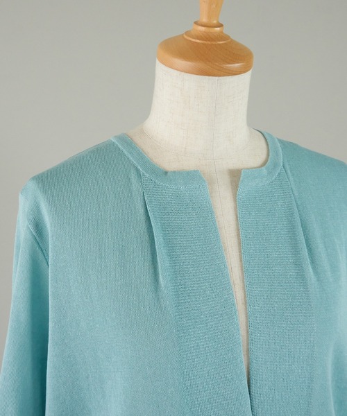 note et silence （ノートエシロンス）の「◇【 AMB100貨 】14Gバックスリットカーディガン（カーディガン/ボレロ・レディース・ブラウン・FREE）」の3枚目の写真