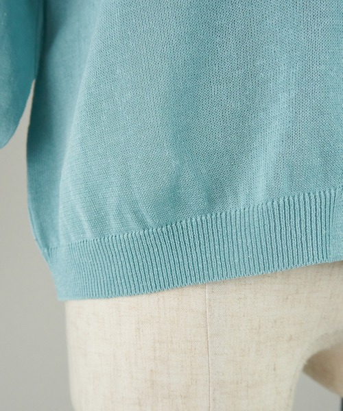 note et silence （ノートエシロンス）の「◇【 AMB100貨 】14Gバックスリットカーディガン（カーディガン/ボレロ・レディース・ブラウン・FREE）」の11枚目の写真