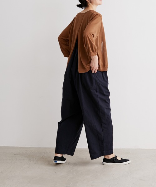 note et silence （ノートエシロンス）の「◇【 AMB100貨 】14Gバックスリットカーディガン（カーディガン/ボレロ・レディース・ブラウン・FREE）」の13枚目の写真