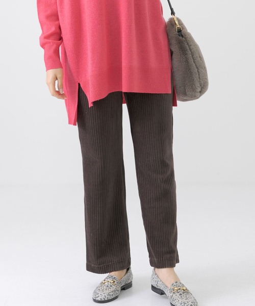 URBAN RESEARCH Sonny Label（アーバンリサーチサニーレーベル）の「『UR TECH』カットコーデュロイパンツ（その他パンツ・レディース・ブラック/ブラウン系その他/アイボリー・36/38）」の9枚目の写真