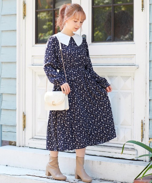 Honeys（ハニーズ）の「衿付ワンピース（ワンピース）」 - WEAR