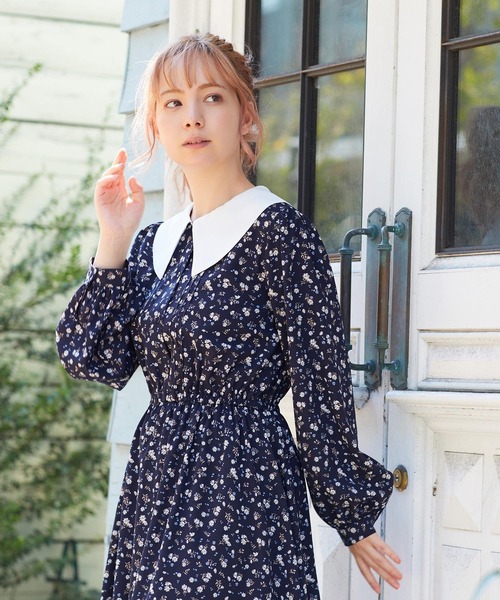 Honeys（ハニーズ）の「衿付ワンピース（ワンピース）」 - WEAR