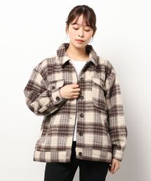 HONEYSUCKLE ROSE | 【HONEYSUCKLE ROSE】シャギーCPOジャケット(その他アウター)