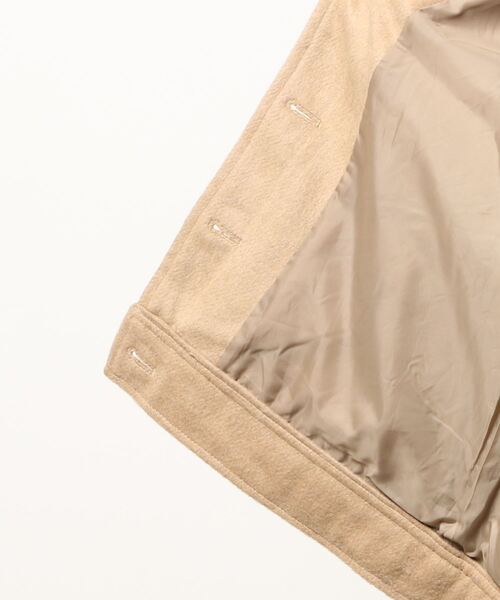 HONEYSUCKLE ROSE（ハニーサックルローズ）の「【HONEYSUCKLE ROSE】シャギーCPOジャケット（その他アウター・レディース・ベージュ/ブラウン/オフホワイト/グレー×サックスブルー・M/L）」の7枚目の写真