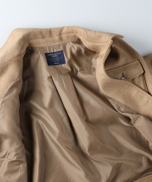 HONEYSUCKLE ROSE（ハニーサックルローズ）の「【HONEYSUCKLE ROSE】シャギーCPOジャケット（その他アウター・レディース・ベージュ/ブラウン/オフホワイト/グレー×サックスブルー・M/L）」の22枚目の写真