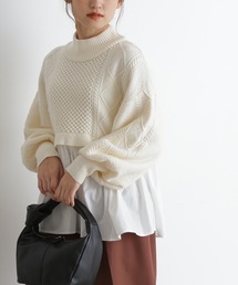 FREE'S MART | ◆レイヤード風ドッキングタートルニット(ニット/セーター)