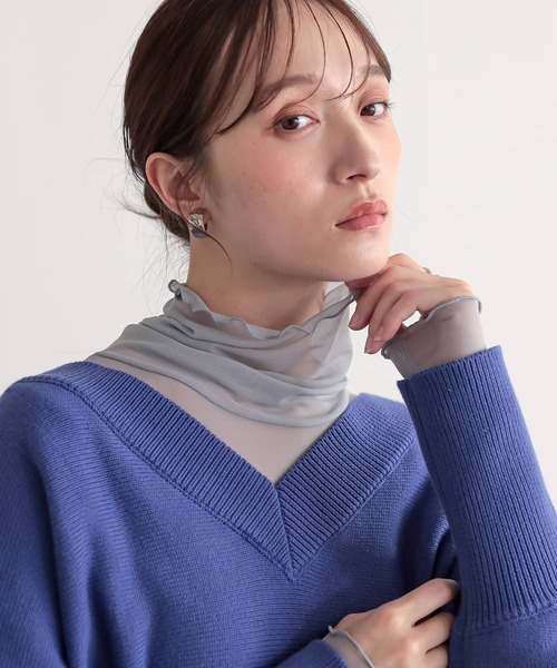 シアータートルネックカットソー ◇シアータートル （カットソー）｜human woman / ヒューマン