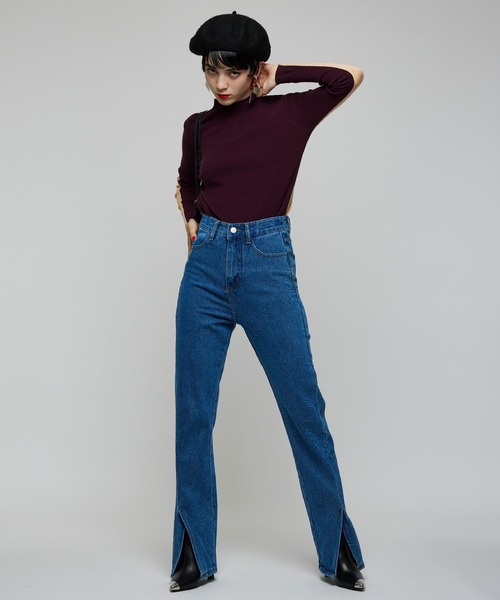 【Narcissus WEBSTORE 限定商品】センタースリットデニム