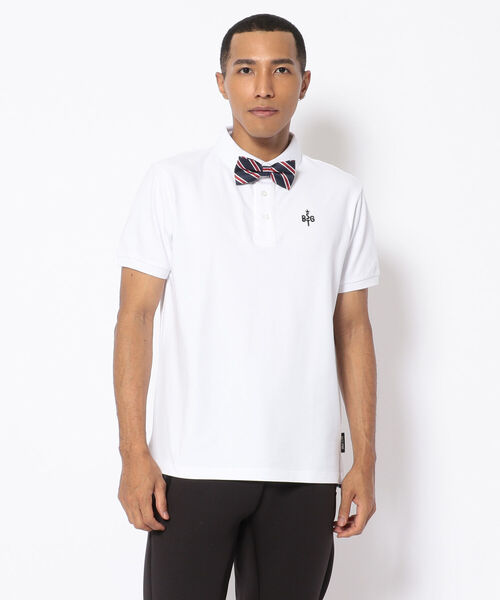 RAWLIFE(ロウライフ)の「BACK SPIN!/バックスピン!/BOW TIE POLO SHIRT(ポロシャツ・メンズ・ホワイト/ブラック・MEDIUM/LARGE/X-LARGE)」の5枚目の写真