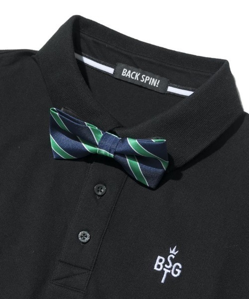RAWLIFE(ロウライフ)の「BACK SPIN!/バックスピン!/BOW TIE POLO SHIRT(ポロシャツ・メンズ・ホワイト/ブラック・MEDIUM/LARGE/X-LARGE)」の8枚目の写真